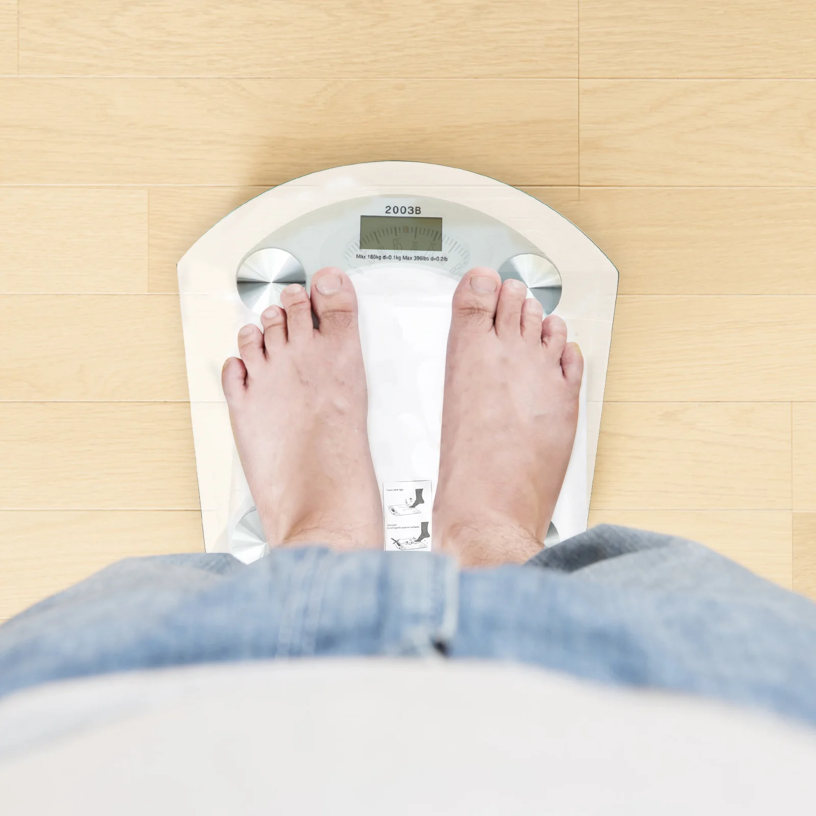 

Practical Body Weight Scale Digital Bathroom Scale Non-slip Body Weight Scale Tempered Glass Scale for Home Dorm Office Bathroom