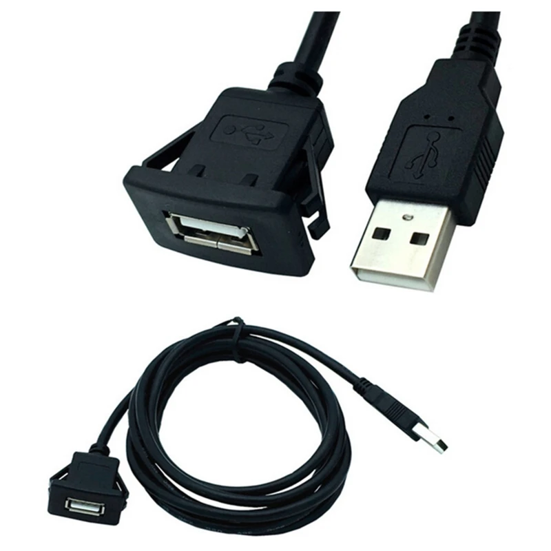

Кабель-удлинитель для панели автомобиля с USB-портом 2.0, отличный пластиковый адаптер