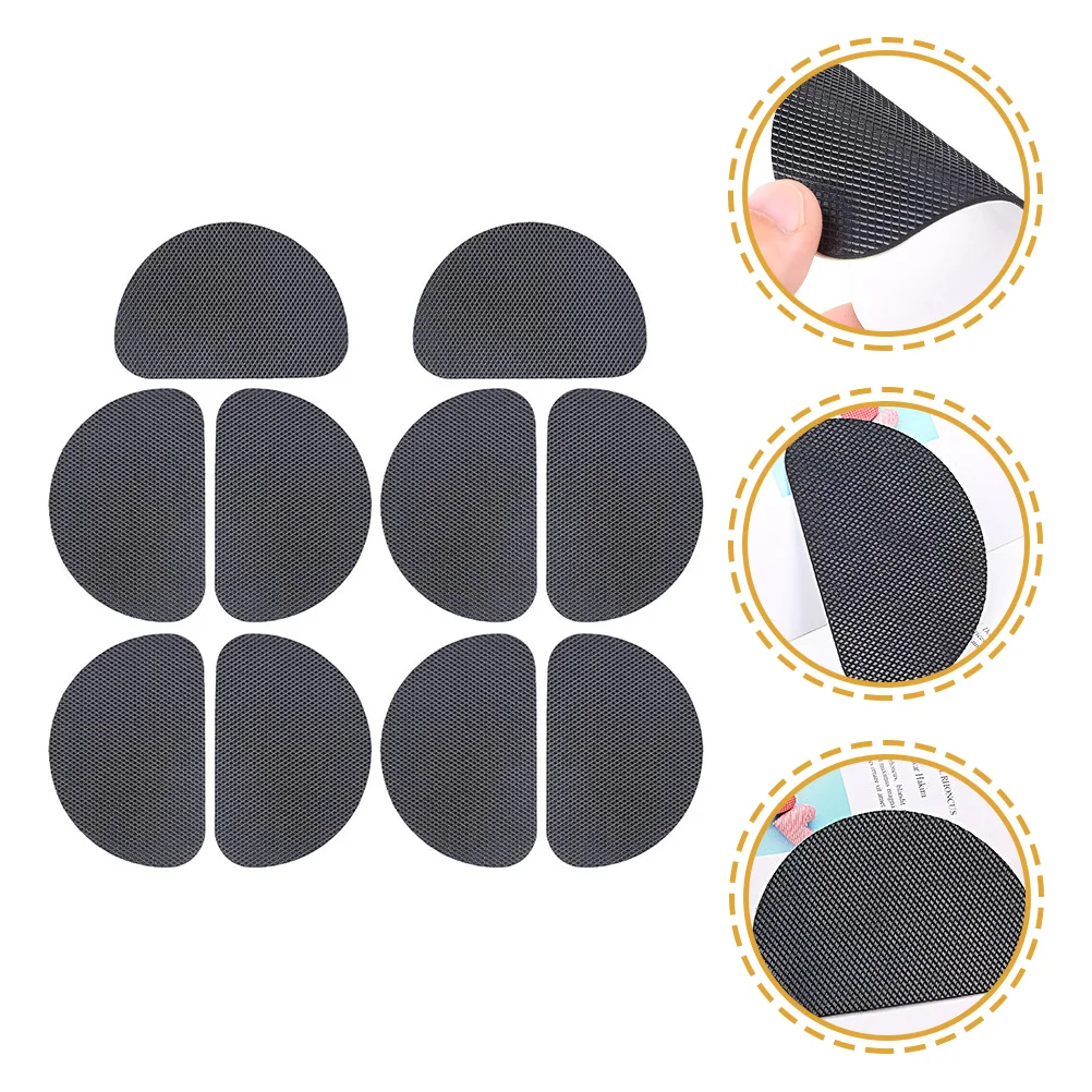 

5 Pairs Anti-slip Stickers Soles High-heel Shoes Pads Sneaker Inserts Heels Non-skid Protector Rubber Men Women