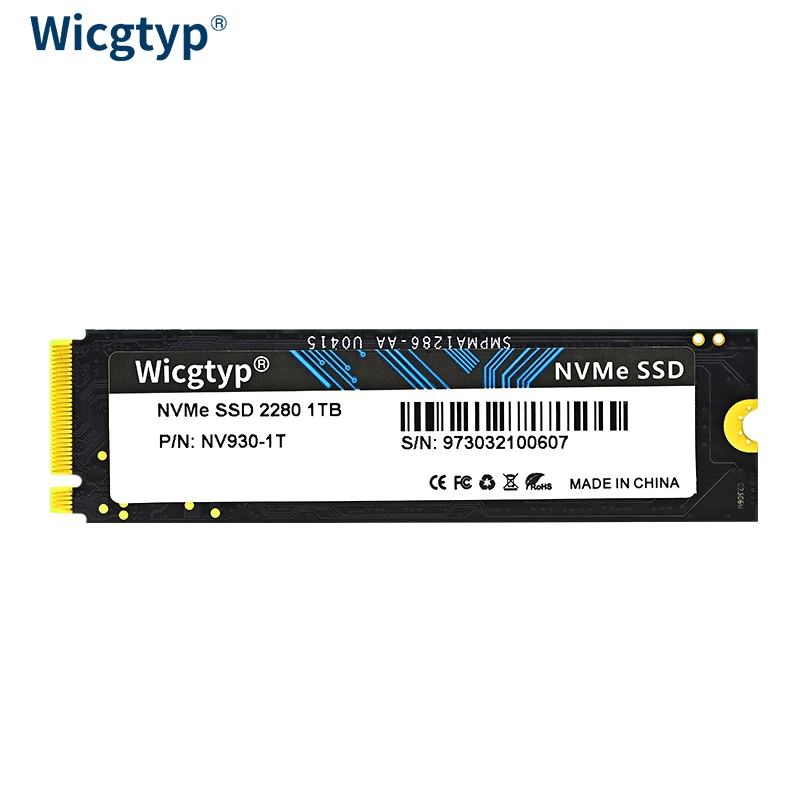 Wicgtyp nvme PCIe 3 0x4 Ssd 256 ГБ 512 1 ТБ 2 M.2 2280 жесткие диски Внутренний твердотельный диск для