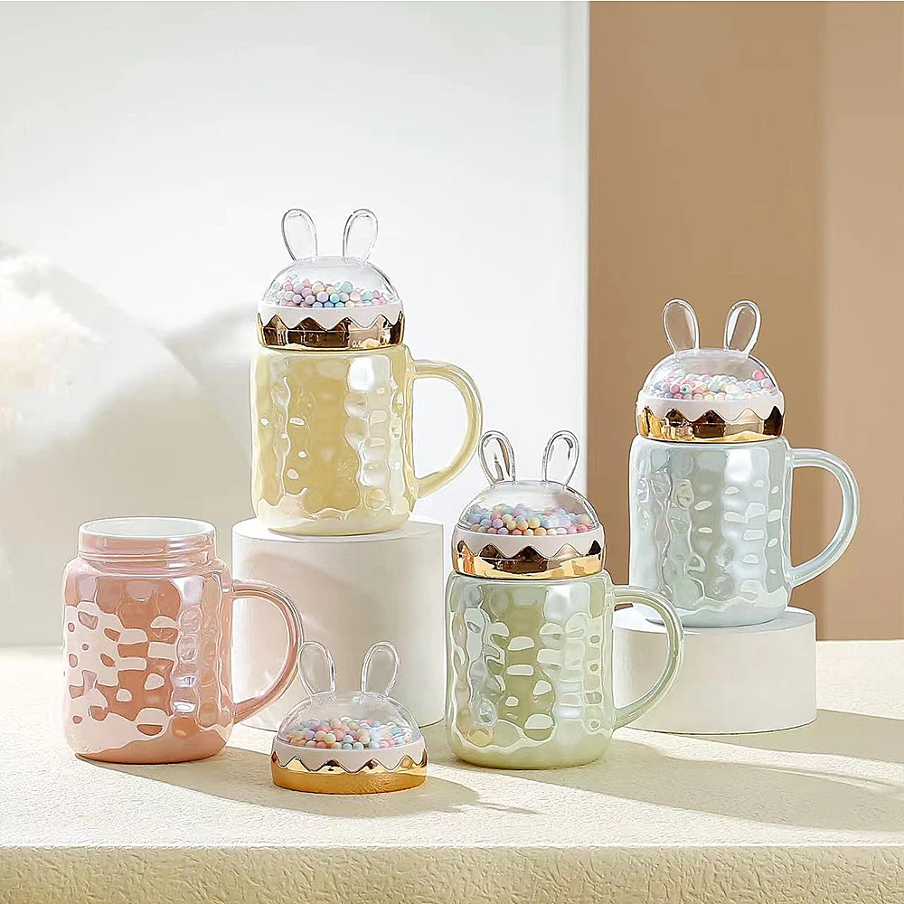 

Ceramic Coffee Cup With Handle Cute Mug Creative Reusable Personalized Mistress Gift End Of Year Kawaii Original Breakfast Cups