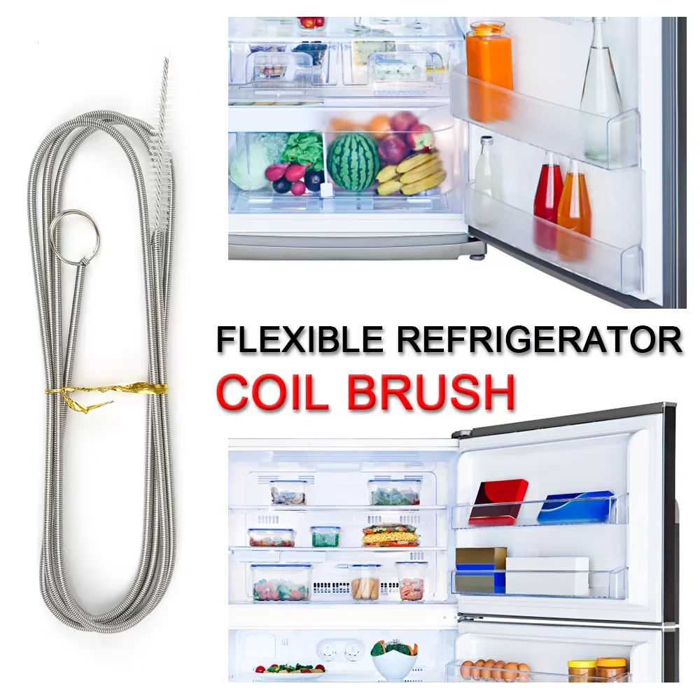 

Dredge Brush Refrigerator Scrub Brush Freezer Compartment Drain Hole Dredge Water Accumulation for Kitchen