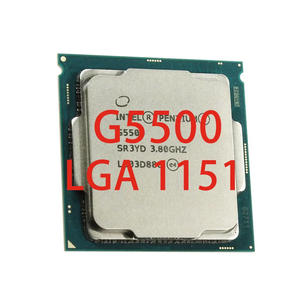 

Intel Pentium G5500 CPU Processor 4M 54W 3.8GHz Dual-Core Quad-Thread LGA 1151