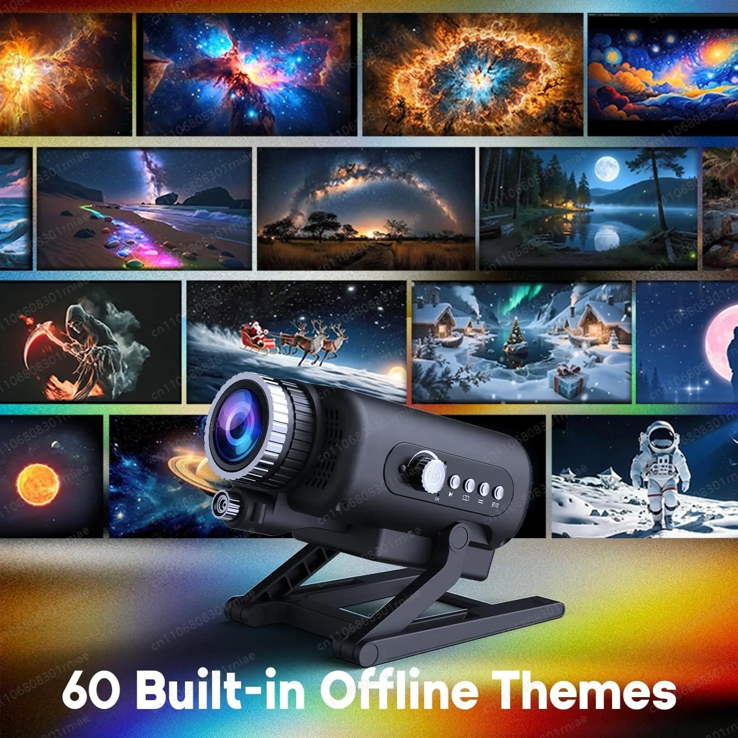 Фото 3D динамический проектор галактики романтический подарок для детей и взрослых, ночник для спальни, проектор №3