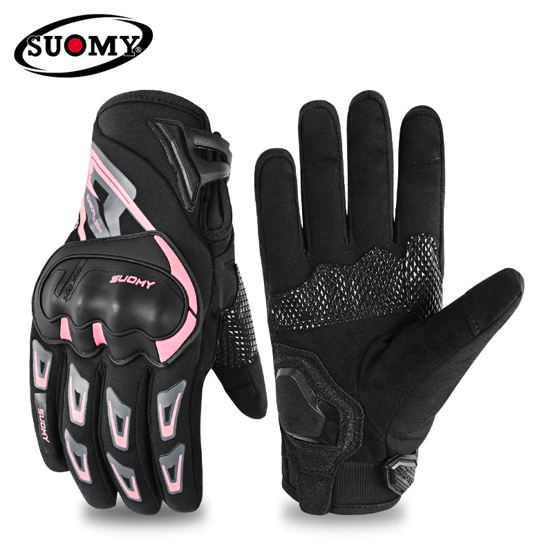 SUOMY зимние мотоциклетные перчатки ветрозащитные водонепроницаемые Guantes Moto