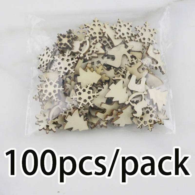 Деревянные мини-украшения RIBBON HOUSE (100 шт.)