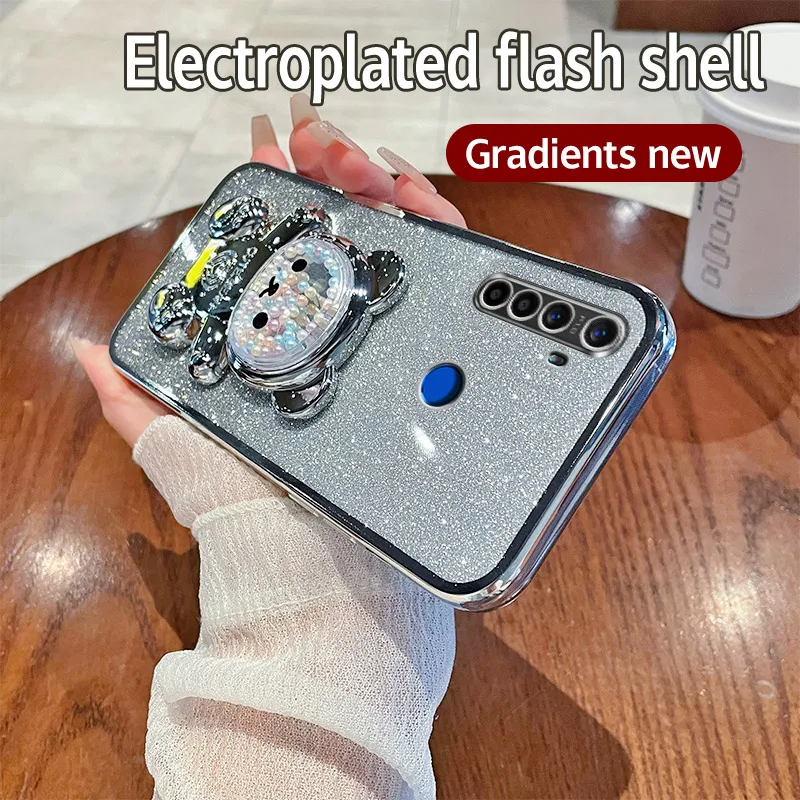 Чехол для сотового телефона из ТПУ с гальваническим покрытием и мягким