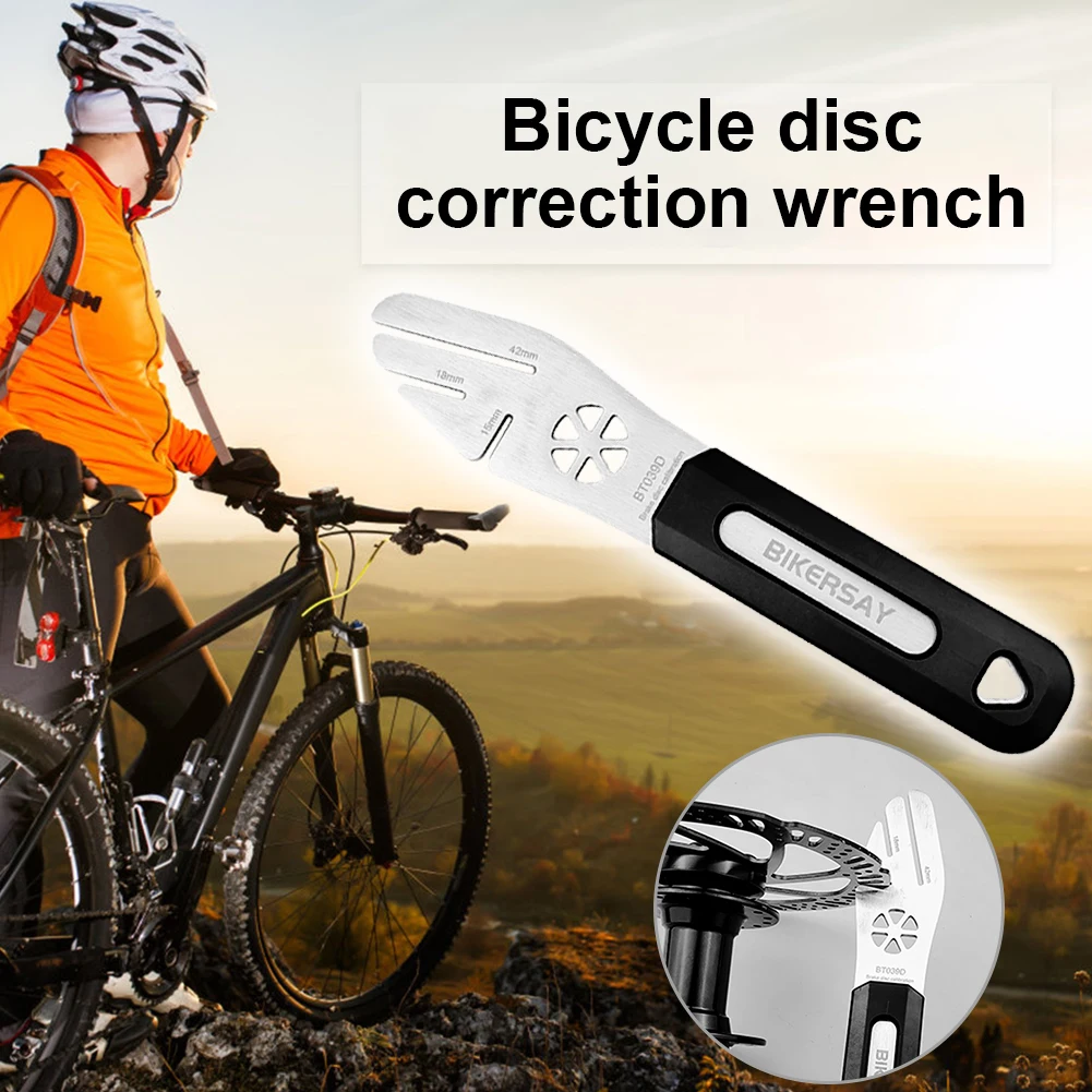 

Инструмент для коррекции дисков горных велосипедов, гаечный ключ из нержавеющей стали для ремонта велосипедов, профессиональные приспособ...