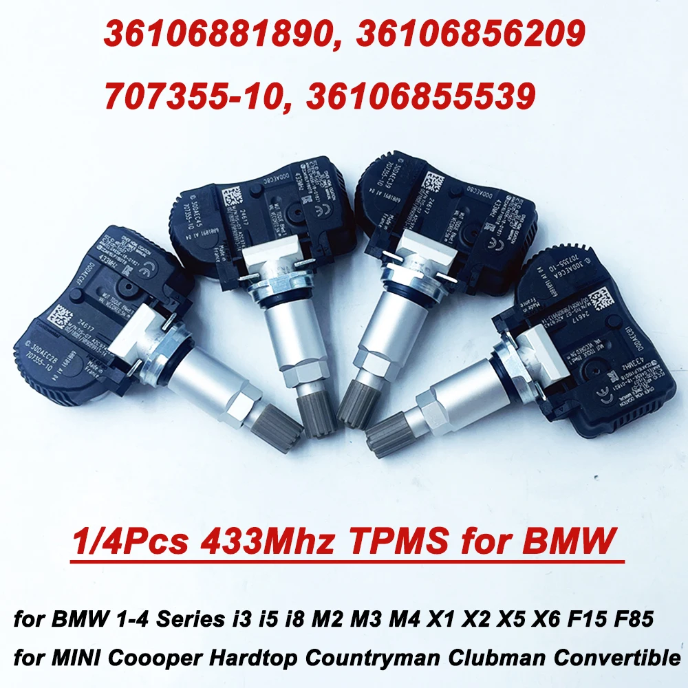 Датчик контроля давления в шинах для BMW X5 F15 F85 X2 F39 F48 X6 F16 F86 Mini прямая посадка