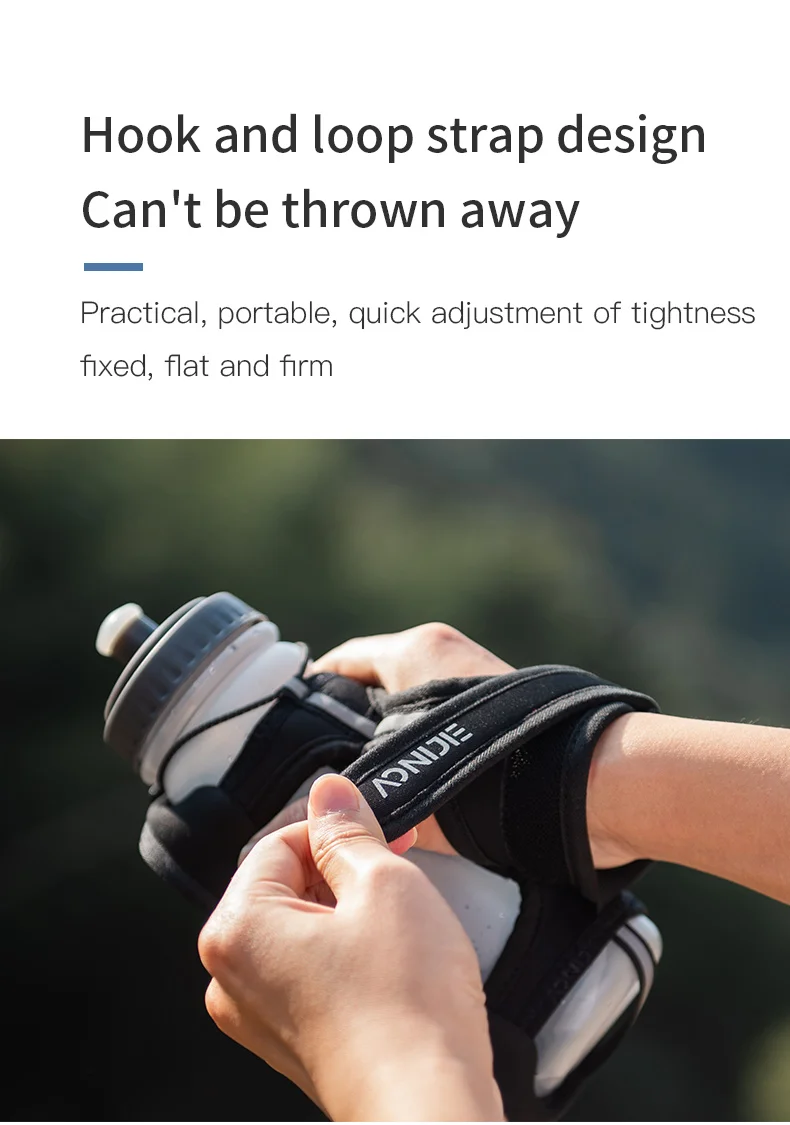 AONIJIE Running Handheld Kettle Bag Water Bottle Stow Flask Carrier Bag 6.5in Mobile Phone Holder Pouch Hydration Pack Sport Bag