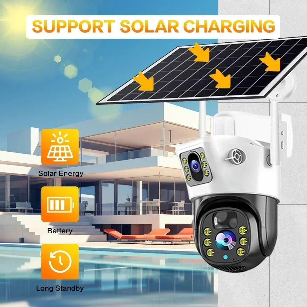 Система видеонаблюдения 100% дюйма 10 каналов Wi-Fi PTZ 4K 8 МП