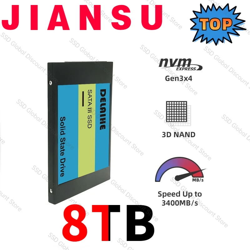 

2023 New 100% Original 4tb 2TB Solid State Laptop Universal Hard Disk Desktop M.2 SSD 2280 High Capacity hdd ssd sata 1tb 8tb