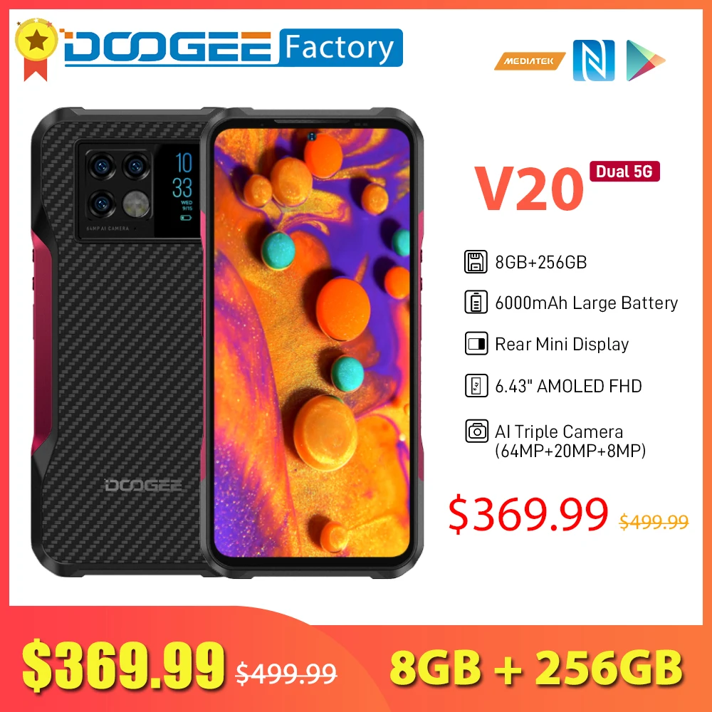 Doogee V20 8 256 Купить