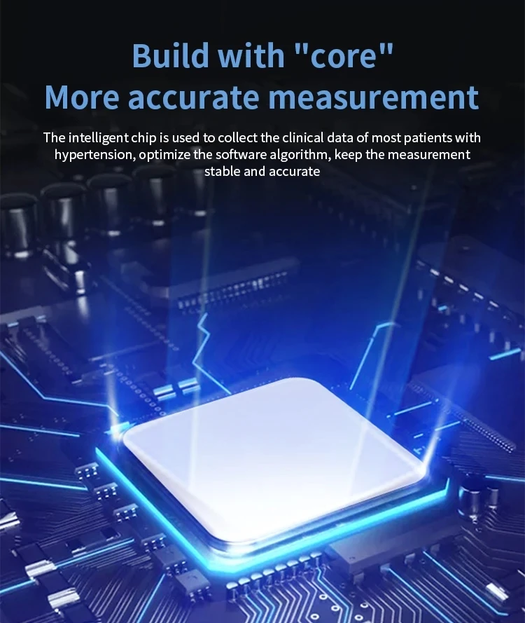 Голосовой монитор артериального давления с большим экраном в стиле руки
