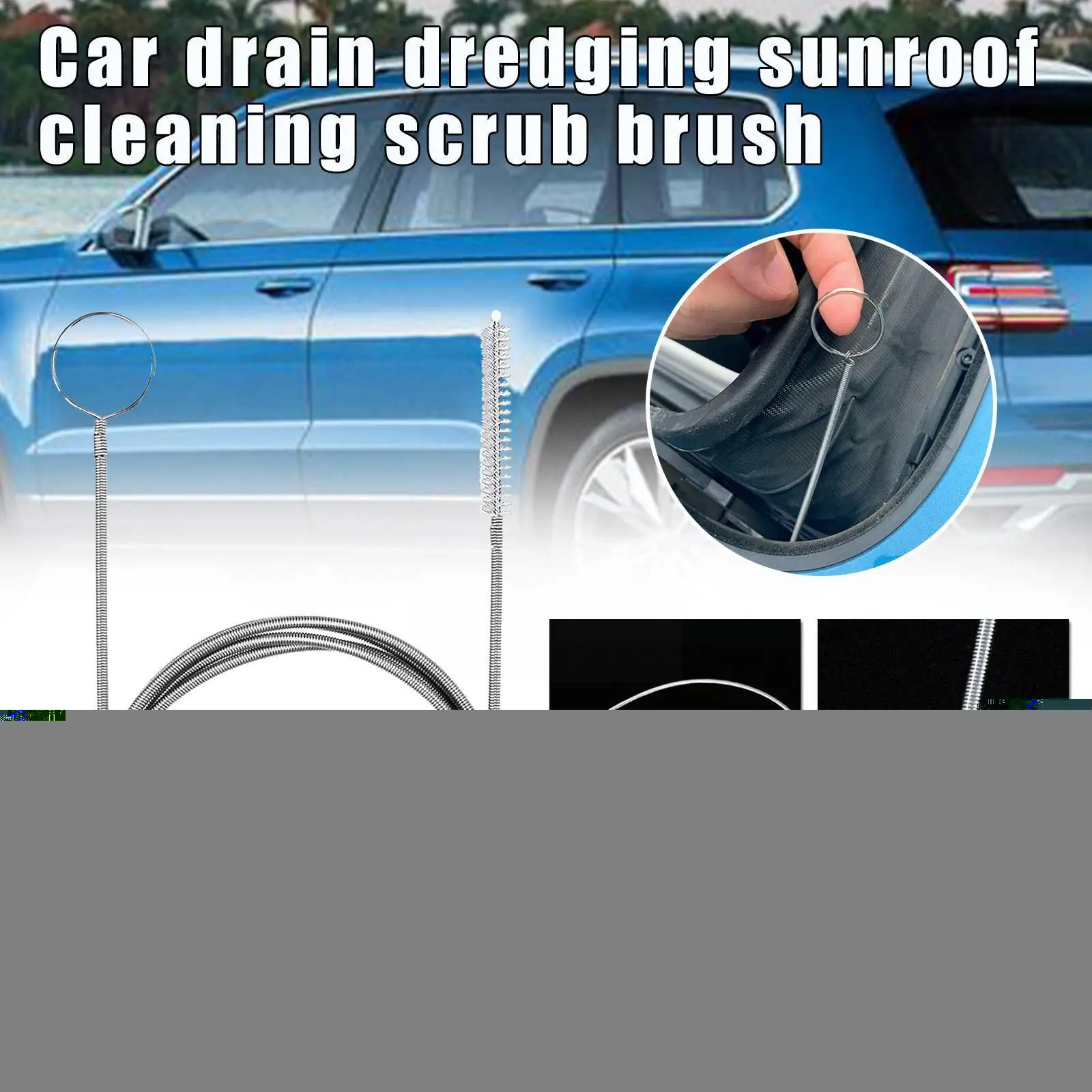 

Щетка для очистки дренажа автомобиля, стальная щетка для очистки дренажа автомобиля, щетка для чистки, инструменты для очистки труб J6G1