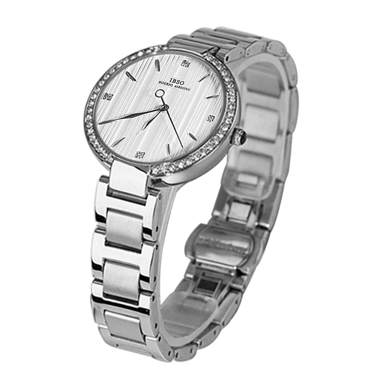 Luxury Women Watches Large Dial Stainless Steel Casual Youth Girl Hand Clock Waterproof Original Brand Fashion Wristwatch Ladies