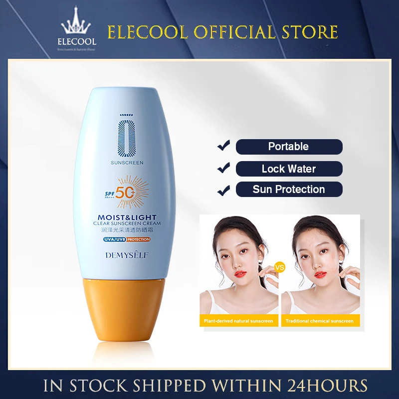 

3PCS Sunscreen SPF50+ Whitening Translucent Oil Control Sunscreen Gel Protective Cream Moisturizing Face Body Skin Care Products