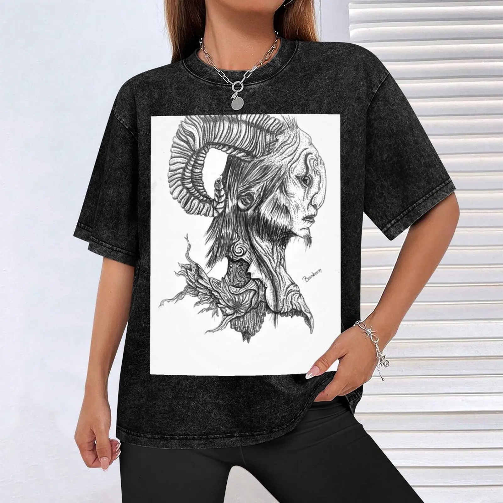 Футболка с кастрюлями и лабиринтом Faun кавайная одежда корейские модные мужские