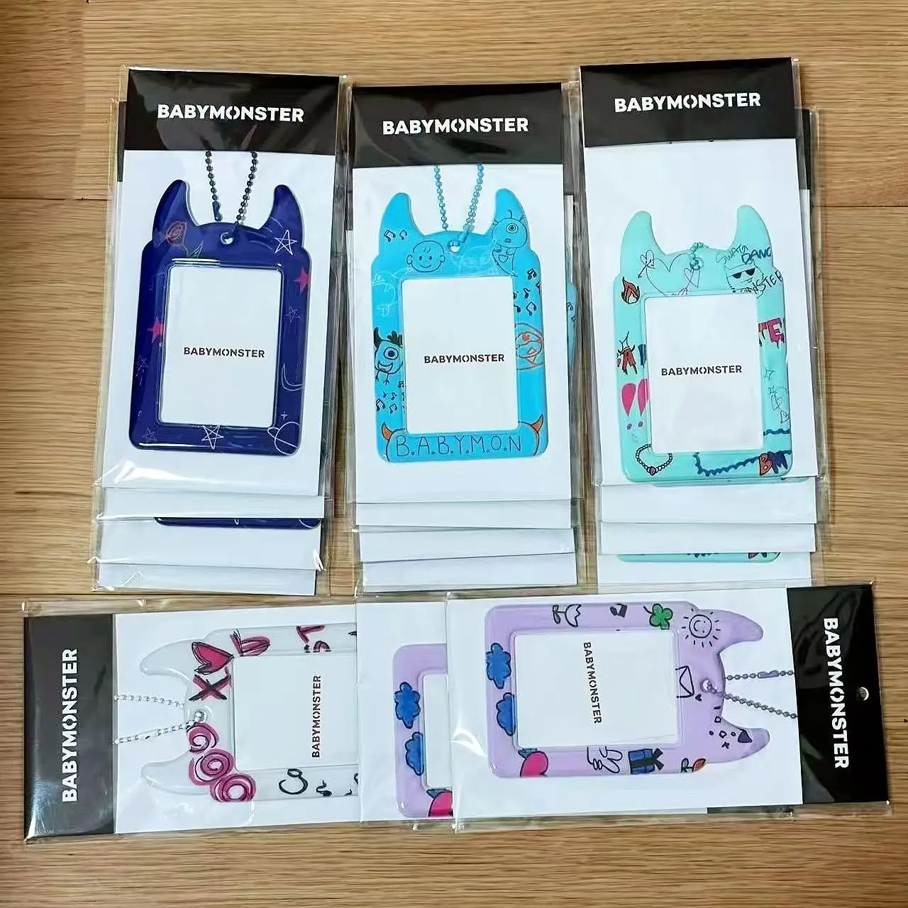 KPOP BABYMONSTER INS стильный брелок креативные бусины цепочка автомобильный кулон AHYEON RAMI