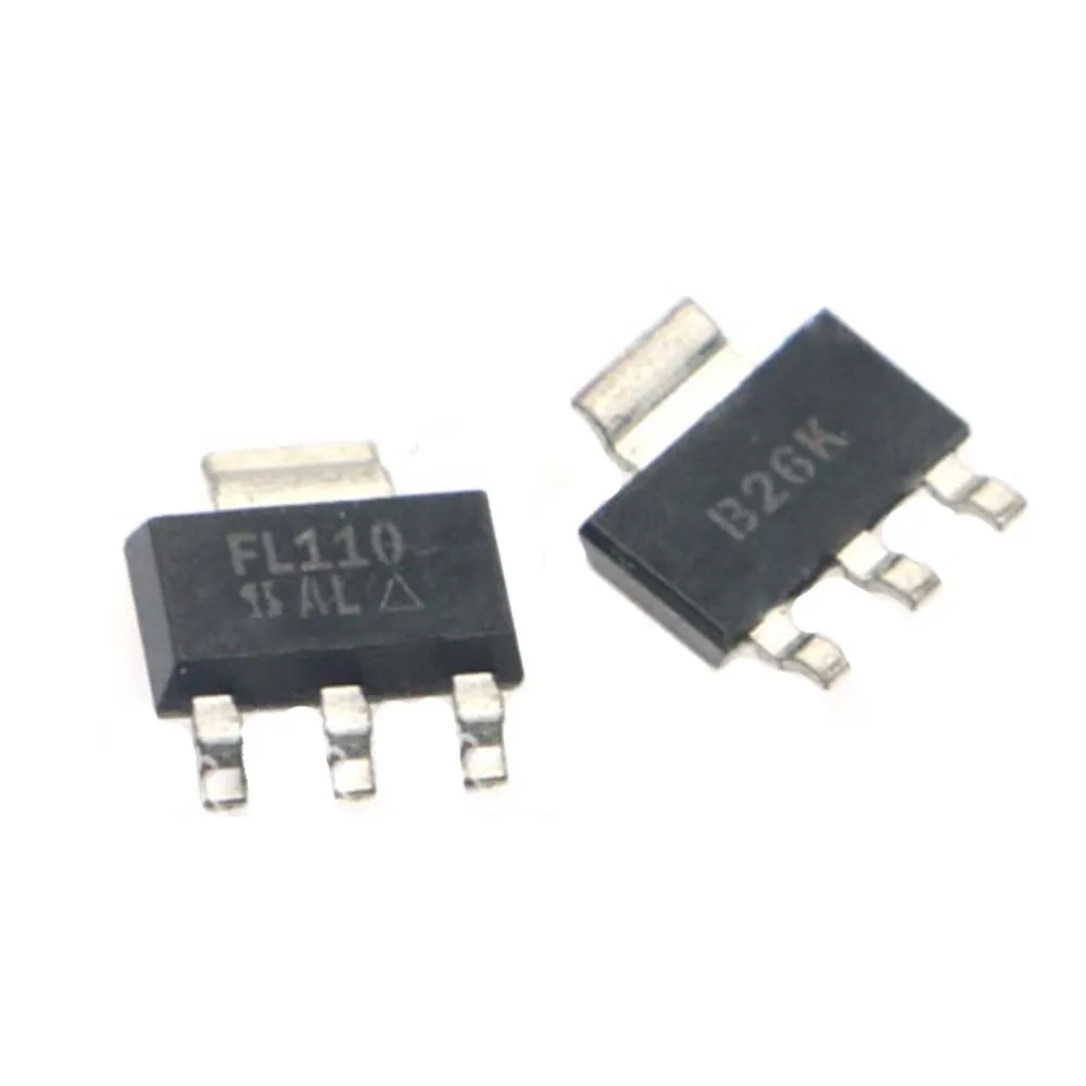 Original 10pcs/ IRFL110TRPBF IRFL110 FL110 SOT-223 1.5A/100V MOSFET