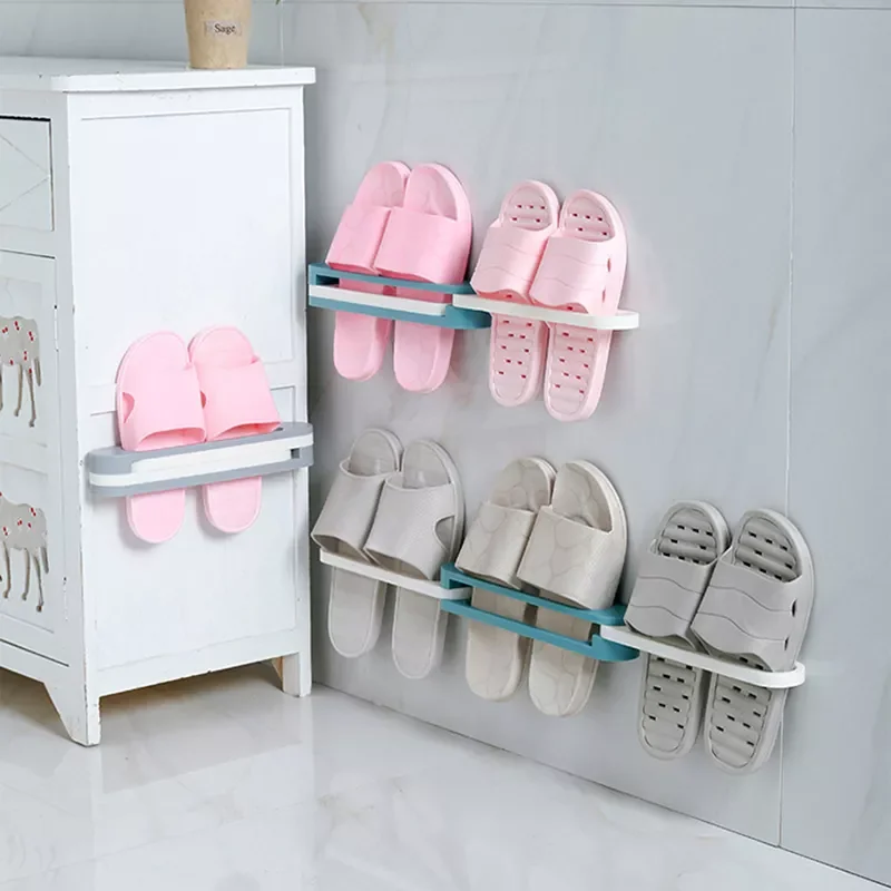 

NEW 3 in 1 Folding Wall Mounted Shoes Shelf Sports Shoes Rack Slippers Shoe cabinet Organizer Home Space saving Shoes Storage Ra