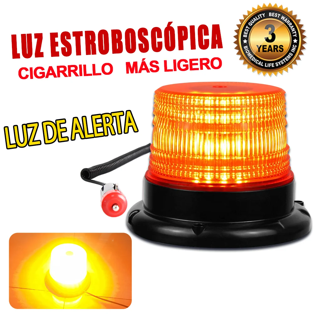 

HAOLIDE LED Flashing Light Strobe Emergency Alarm Lamp Amber Warning Lights DC 12V 24V Tractor Trailer Forklift Indicator Light