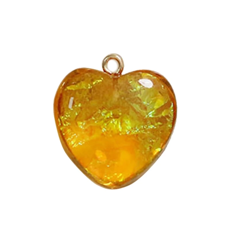 Подвески из смолы с сердечками сделай сам ожерелье браслет серьги подвеска для