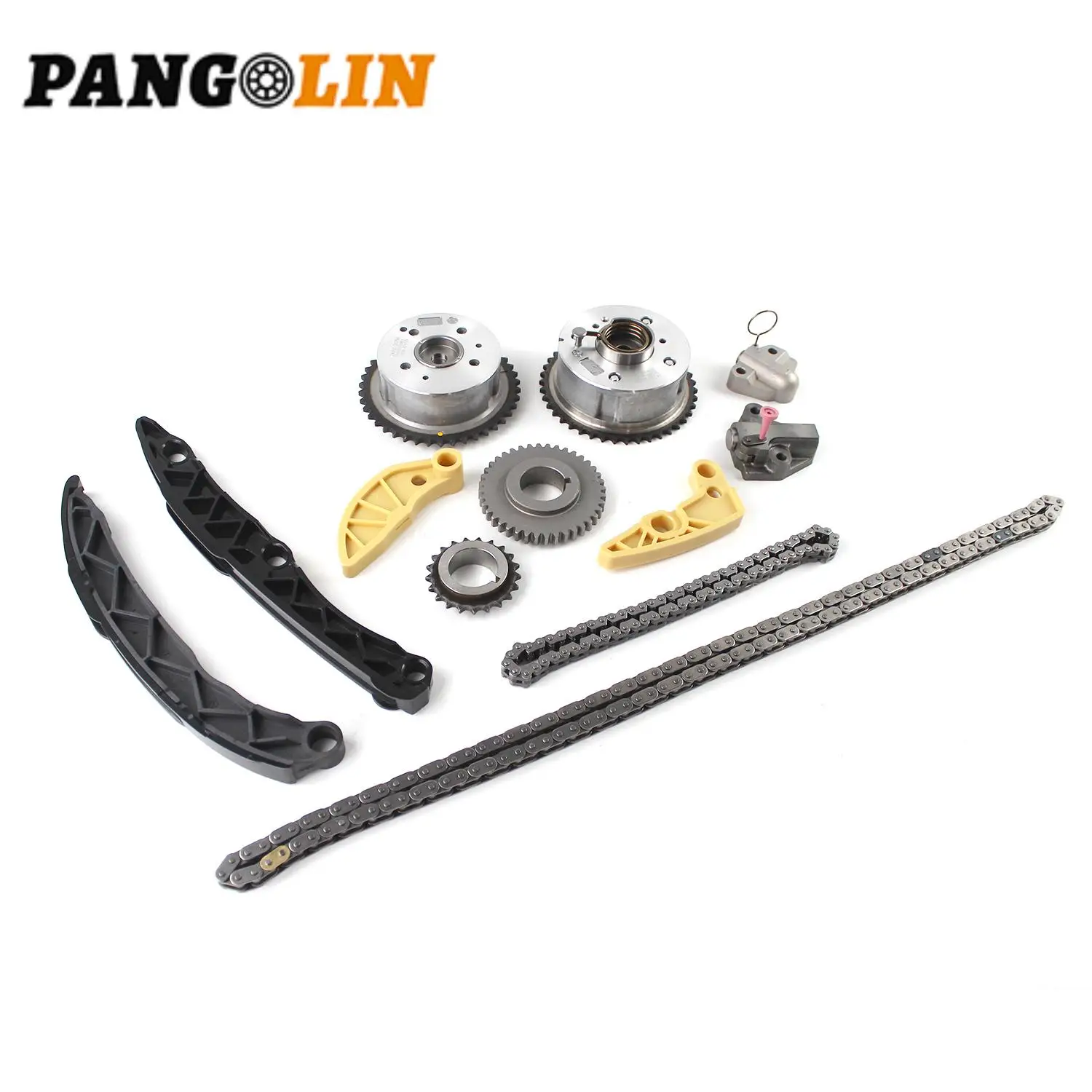 G4KJ Двигатель 1 комплект автомобильной цепи ГРМ распределительный вал VVT шестерня