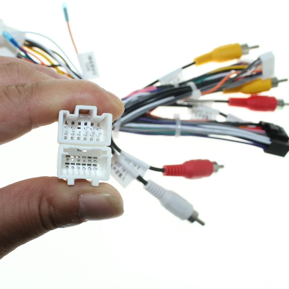 Автомобильный стерео жгут проводов кабель Canbus Box HY-SS-04 Android 16pin для Hyundai Sonata 9 KIA KX5 KX7