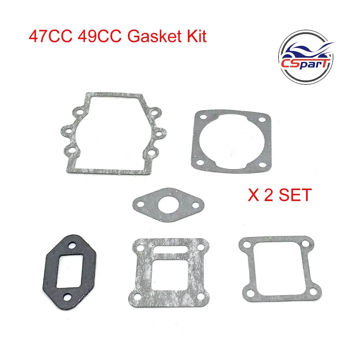 

Полный комплект прокладок для 2-тактного 43cc 47CC 49CC CAGLLARI CAG MTA1 MTA2 MINI QUAD ATV CARB