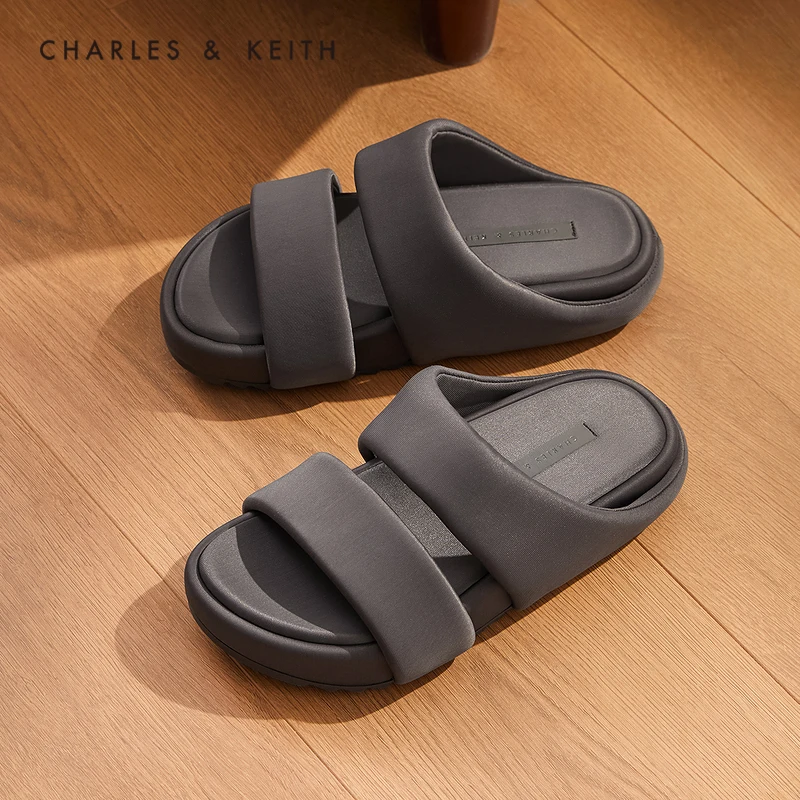 

CHARLES＆KEITH Новинка на Весна 2022 CK1-71720027 Женские повседневные сандалии на платформе с широким ремешком