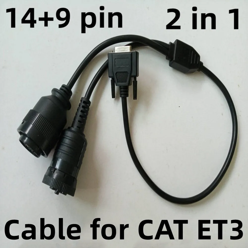 

14pin + 9pin 2 in 1 Cable for ET3 317-7485 (457-6114) 14p and 9p 2 in 1 for cat ET-3