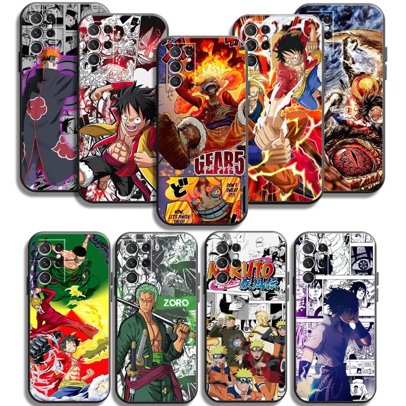 

Naruto One Piece Anime Phone Cases For Samsung Galaxy A31 A32 A51 A71 A52 A72 4G 5G A11 A21S A20 A22 4G Back Cover Carcasa