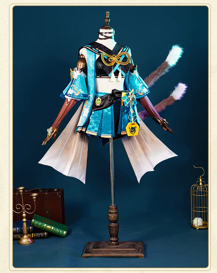 Костюм для косплея Kirara Game Genshin Impact Doujin женский сексуальный топ и шорты комикс-с