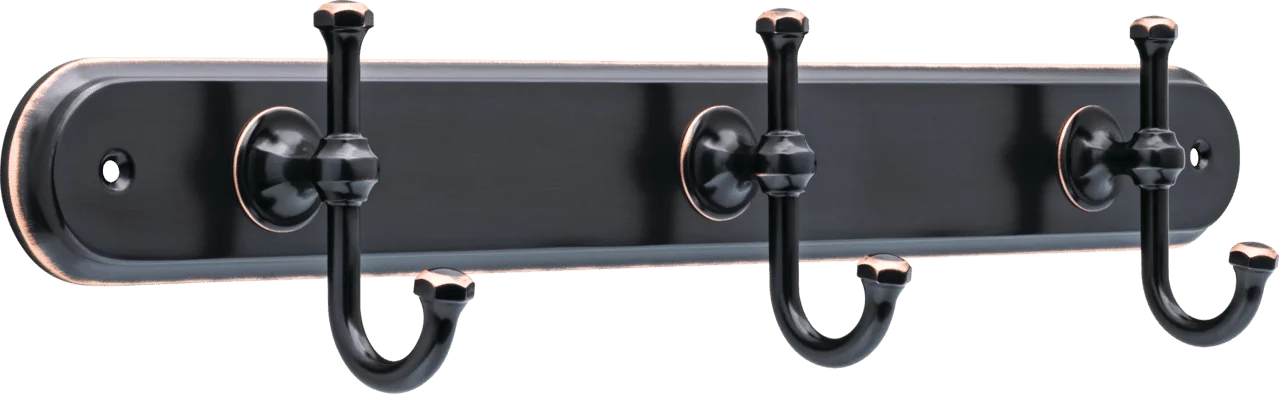 

Holbrook 18" Hook Rack With 3 Hooks, Oil Rubbed Bronze