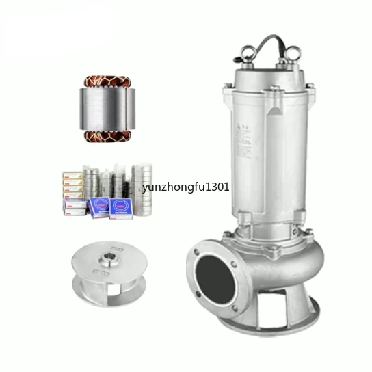 

High Efficiency Chemical 304 316 SS Centrifugal Acid Pump 7.5hp Stainless Steel Submersible Corrosive Pump for Factory