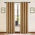 Коричневые шенильные занавески для гостиной, спальни, однотонные оранжевые занавески, занавески для окна