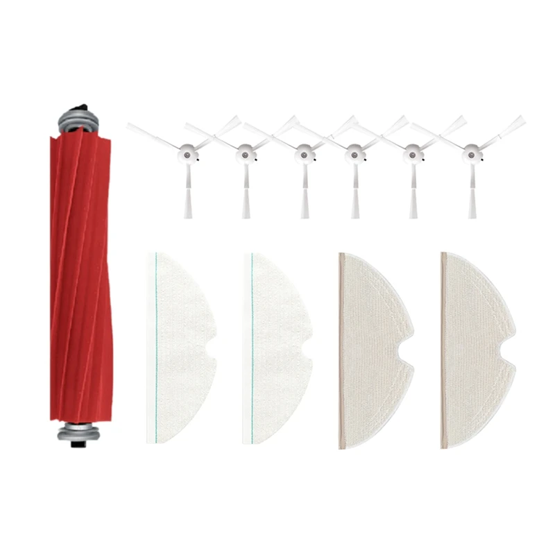 

11Pcs Replacement Main Brush Mop Side Brush For Roborock T8 / Q7 Max / Max+ Vacuum Cleaner Accessory Kit