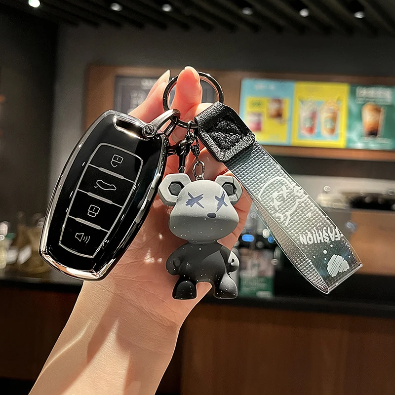 

Новый чехол для автомобильного смарт-ключа из ТПУ с брелоком для ключей и ремешком для Great Wall Haval/Hover H1 H4 H6 H7 H9 F5 F7 H2S GMW Coupe