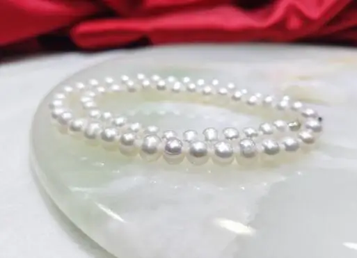 Ожерелье из натурального пресноводного жемчуга 7-8-9 мм |