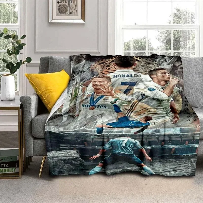 

CR7 Pattern Flannel Blanket
