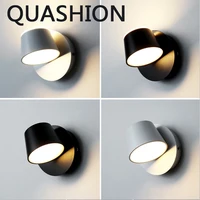Creative Rotatable Wall Lights Nordic Bedroom Bedside LED Wall Lamps New Double-head Acrylic Sconces Home Decor Adjustable бра