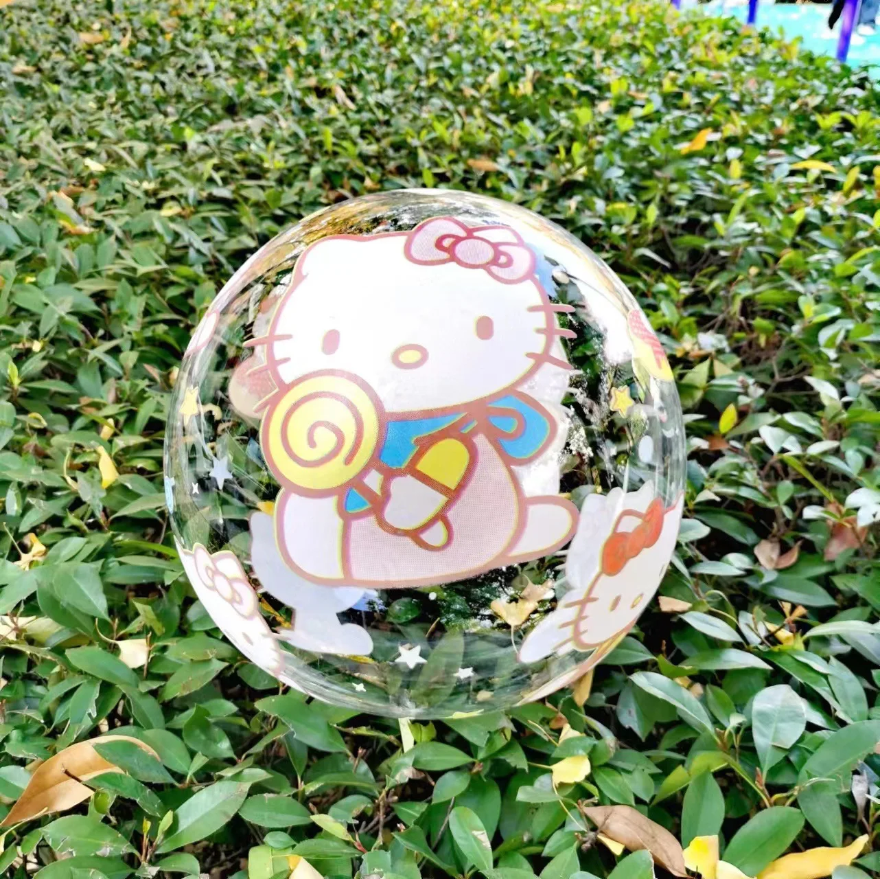 10 шт. Sanrioed Hello Kitty Kuromi воздушные шары 24 дюйма круглые Мультяшные детские