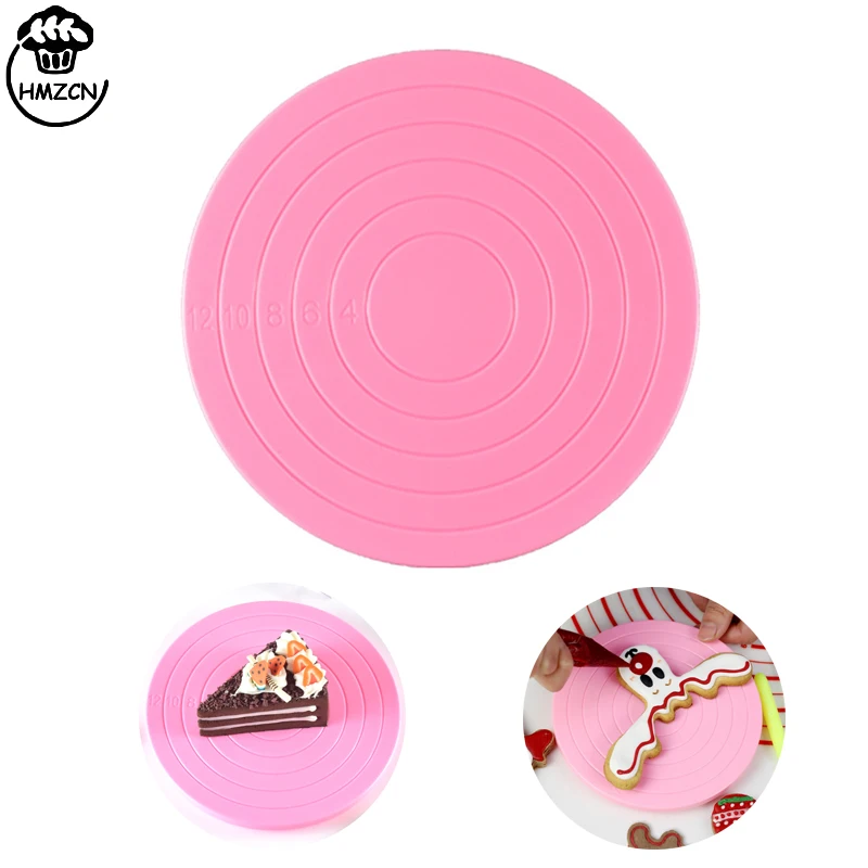

1PC Cake Turntable Rotating Anti-skid Round Cake Stand Cake Decorating Tools Kitchen Baking Tools Baking Accessories Cake Stand
