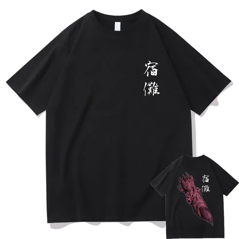

Anime Jujutsu Kaisen Ryomen Sukuna Finger Graphic T-shirt Streetwear Men Fashion Casual Vintage Tshirt Men's Manga Short Sleeve