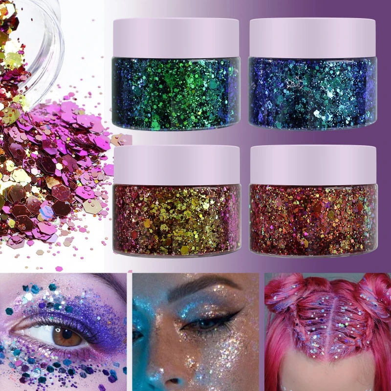 Changing Maquiagem Long Lasting Sparkling Shine Party Club Halloween