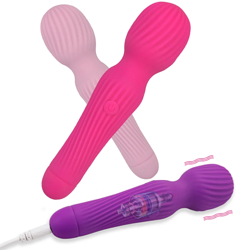 Powerful Clitoris Vibrators USB Recharge Dildo AV Vibrator Massager Sexual Wellness Erotic Sex Toys for Women Adult Products |