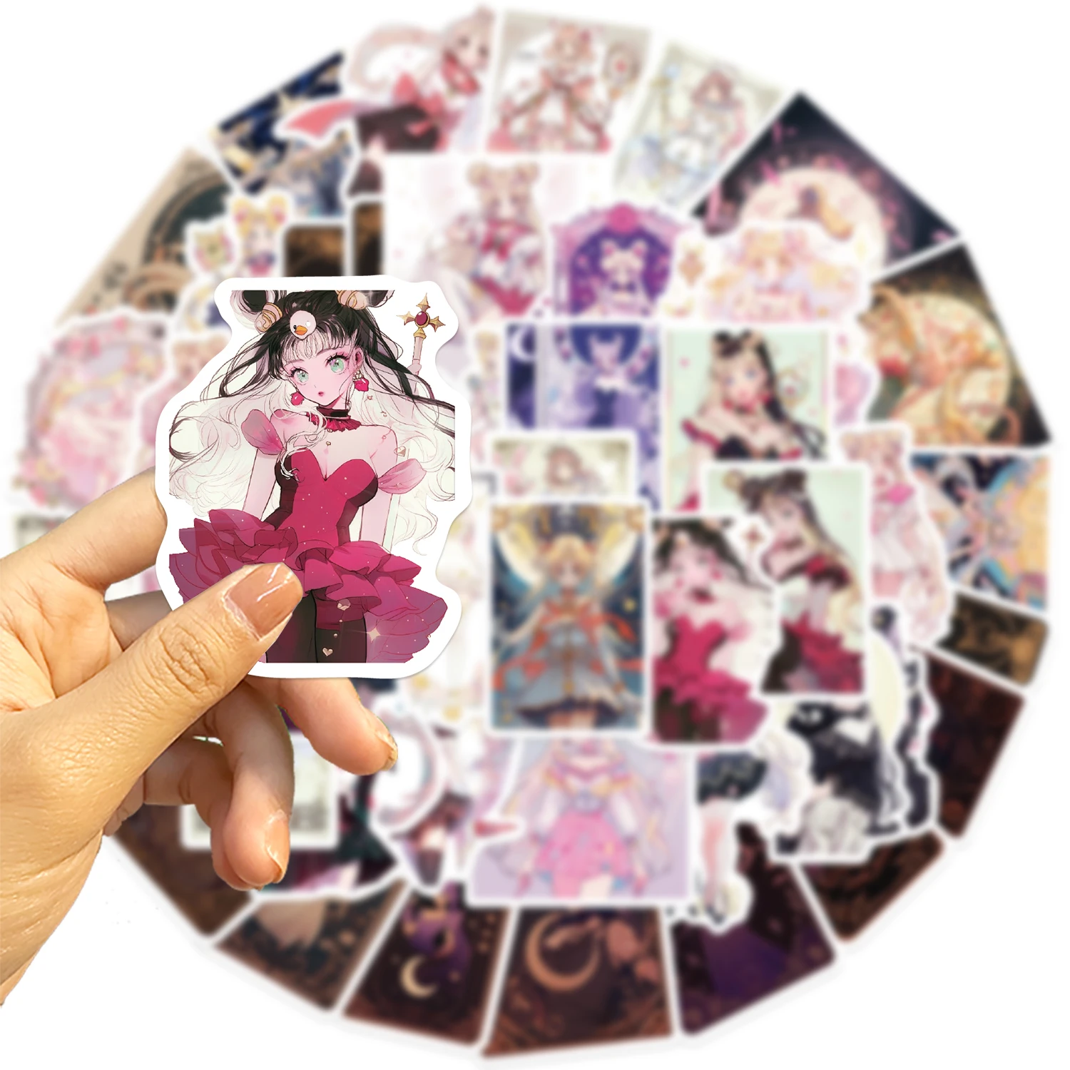 52 шт. персонажи Сейлор Мун Таро граффити наклейки персонализированные