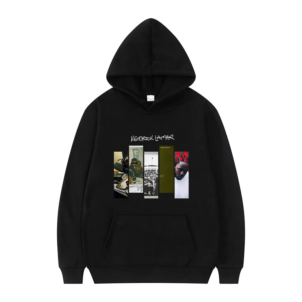

Kendrick Lamar Good Kid Graphic Harajuku Unique Print Winter Long Sleeve Thick Loose Design Niche Casual Sports Men Hoodie Tide
