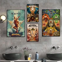 avatar the last airbender diy poster kraft paper sticker home bar cafe posters wall stickers